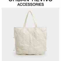 URBAN REVIVO2021 Autumn Winter New Lady Accessories Design Feel Fold single shoulder bag AW38BB2N2000