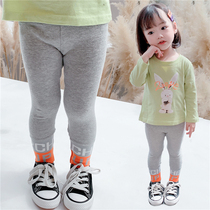 Childrens clothing Girls  pants Spring and autumn wear childrens leggings spring thin 1-3 years old baby spring female treasure pants 2