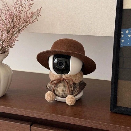 Surveillance Camera Decorative Cover Camera Protective Cover Home Use Little Prince Cape Camera Decoration Ornament