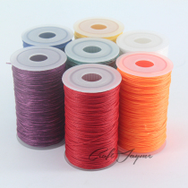 0 45mm hand-sewn round wax thread Handmade leather leather polyester thread Hand-sewn wax thread can be sintered and not easy to disperse