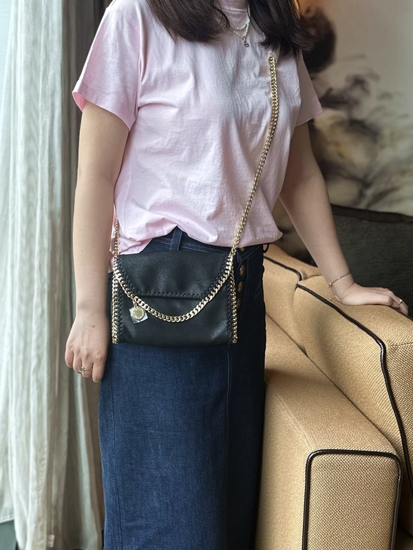 Gao Yuanyuan's Same Style Stella Horizontal Chain Bag, Niche, Simple, Versatile Crossbody Bag, Multi-Color Clutch Bag Gao Yuanyuan's Same Style Stella Horizontal Chain Bag, Niche, Simple, Versatile Crossbody Bag, Multi-Color Clutch Bag