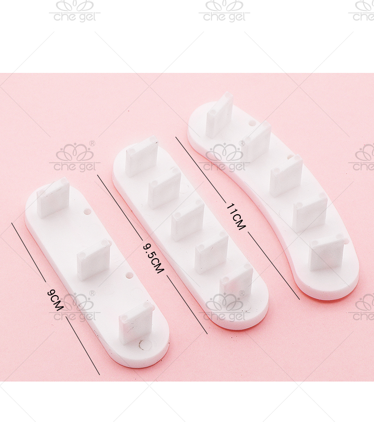 Dụng cụ làm móng Novice Thực hành Một miếng thành phẩm Hiển thị Sponge Lotus Base nhựa Bấm A Set - Công cụ Nail đồ nghề làm nail