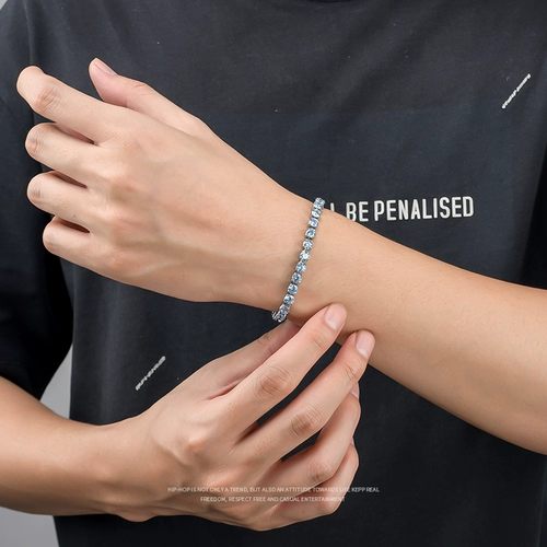 Теннисный браслет, изысканный аксессуар для влюбленных, официальный продукт, легкий роскошный стиль