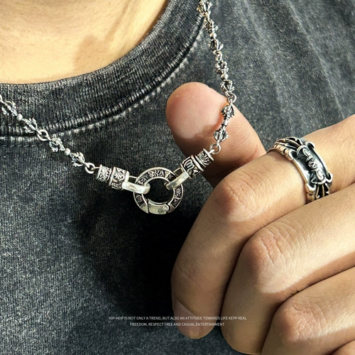 Свитер, трендовый универсальный браслет с одной бусиной, официальный продукт, серебро 925 пробы