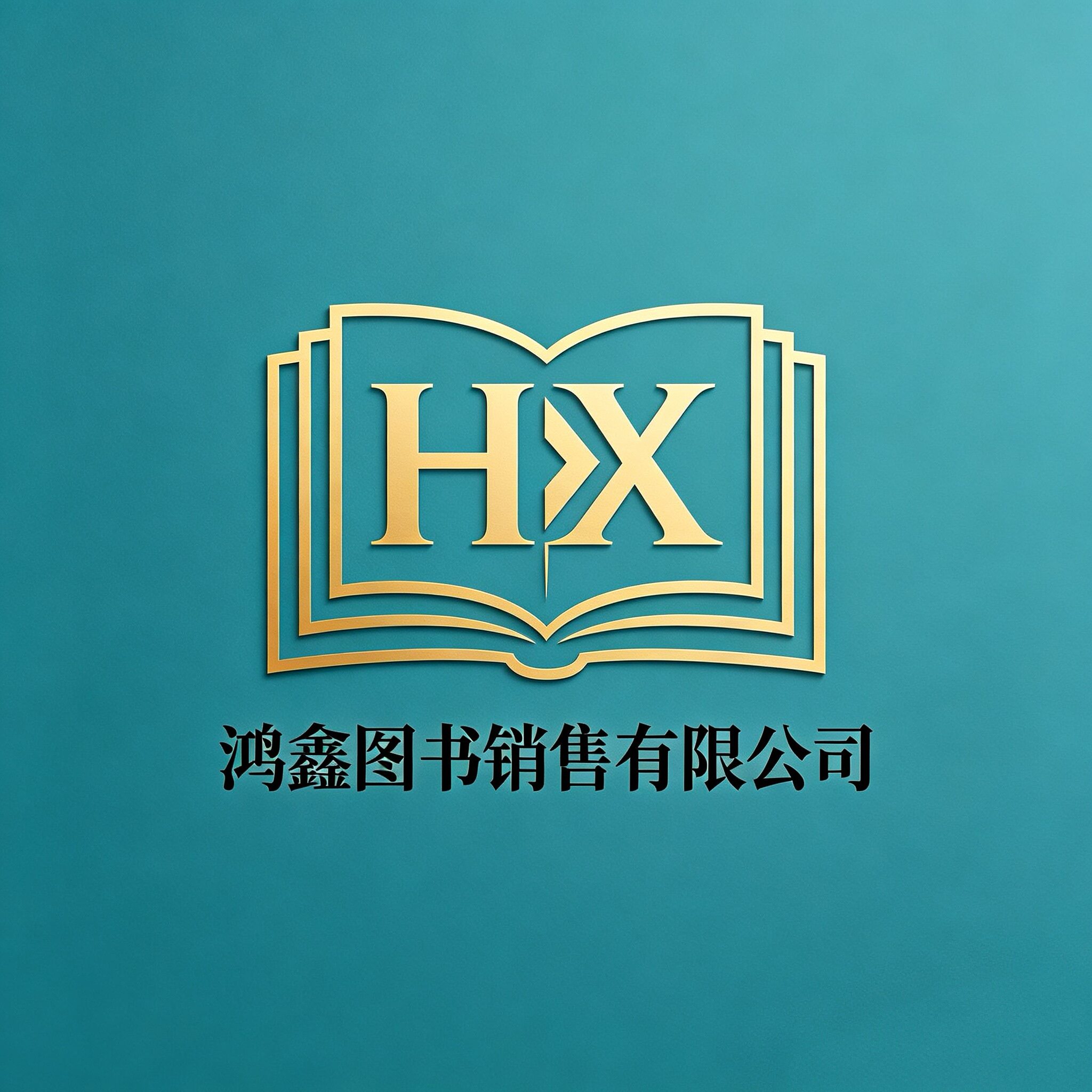 鸿鑫图书店的LOGO