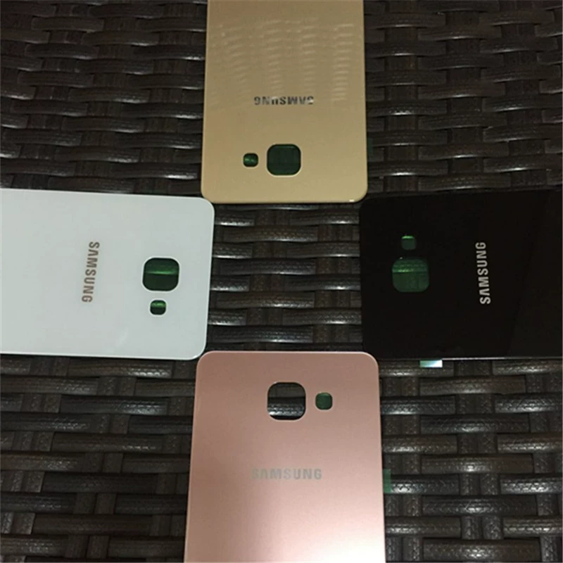 bìa kính Samsung A9100 A9000 A7100 pin bìa sau khi bản gốc kính phía sau vỏ điện thoại nhà A5100 - Phụ kiện điện thoại di động