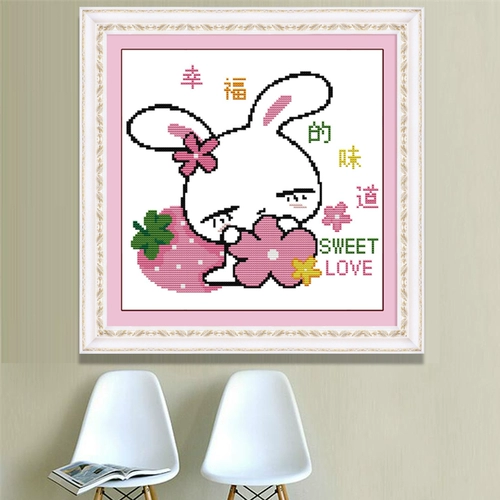 Новички маленький крест -стежок Симпатичный мультфильм маленькие кусочки детские ручные