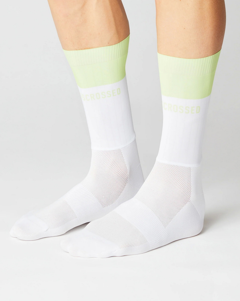 German FINGERSCROSSED pinched fingers on AERO road car sports socks air force pneumatic socks