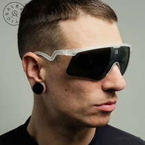 albaoptics transparent jelly white frame cycling glasses alba road bike anti-UV goggles sunglasses