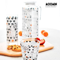 Moomin Moomin juice cold drink cup Drinking cup Literary fresh lead-free glass cold water jug imported from Japan