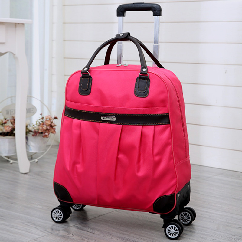 Universal wheel trolley bag lightweight small women's bag short trip bag large capacity clothing with wheel boarding luggage bag