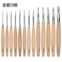 Крючки с деревянной ручкой [комплект из 13 штук]