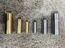 sup stainless steel sealed tank small medicine bottle capsule bottle Portable keychain Waterproof compartment can be lettered