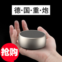 Mobile phone Bluetooth sound small speaker straight plug outdoor K song wireless dedicated heavy low-pitch red and high-end portable