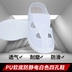 Đế mềm chống tĩnh điện dày màu xanh và trắng xưởng sản xuất điện tử unisex Giày bảo hộ lao động bốn lỗ chống bụi thoáng khí giày bảo hộ esd 