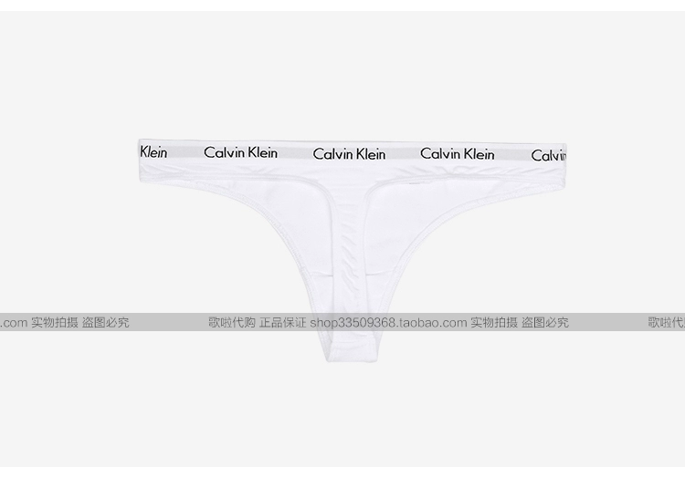 Quần lót nữ Calvin Klein chính hãng Quần lót CK nữ cotton gợi cảm thoải mái thêu LOGO mùa hè - G-string