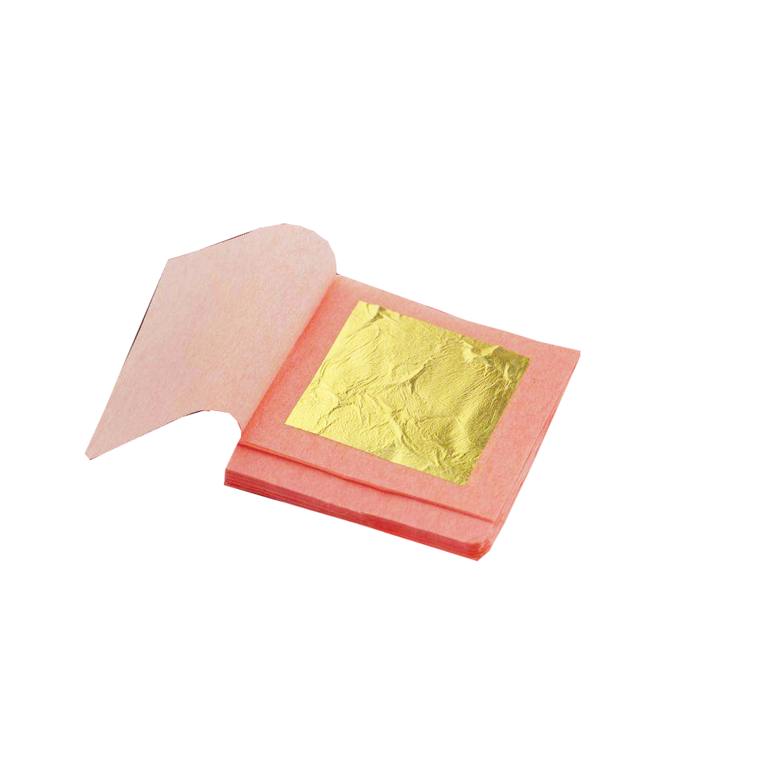 24K Gold Foil Pure Gold Platinum Paper Gold Leaf Full Gold Create 10 Sheets a Piece