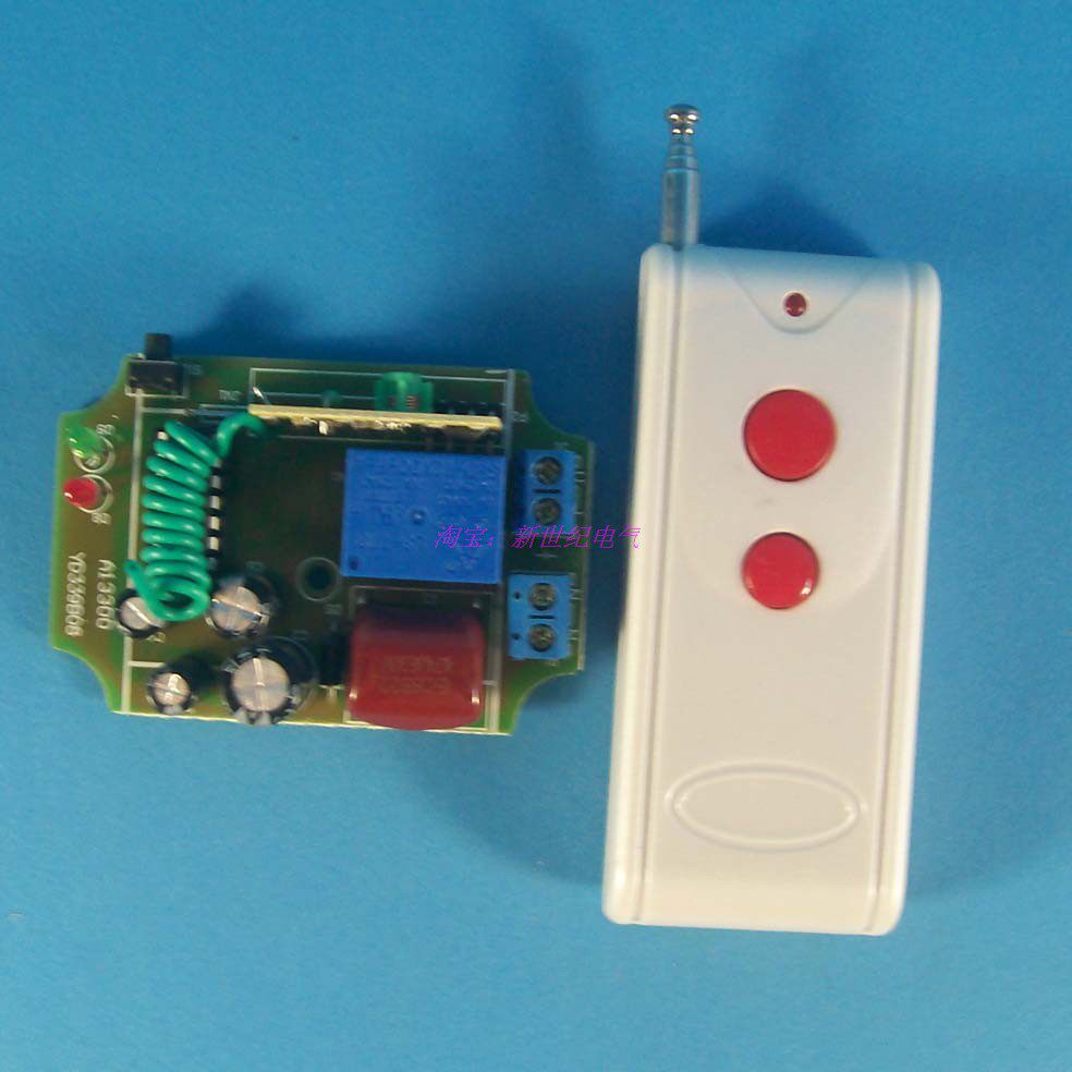 All the way 220v industrial personal computer electric wireless remote control switch with two buttons 100 m remote control often open and often closed