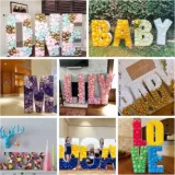 Детское трехмерное вечернее платье, воздушный шар, коробка, подарок на день рождения