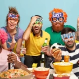 Реквизит для болельщиков Кубка Европы по футболу, очки для поддержки, аксессуары для волос, вечерние футбольные повязки на голову для бара