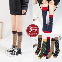 Calf socks stockings children Japanese jk socks high tube knee tide street net spring autumn and winter socks