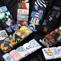 Socks mens ins trend Joker cotton mens sports basketball stockings ladies wear Net Red Spring and Autumn socks