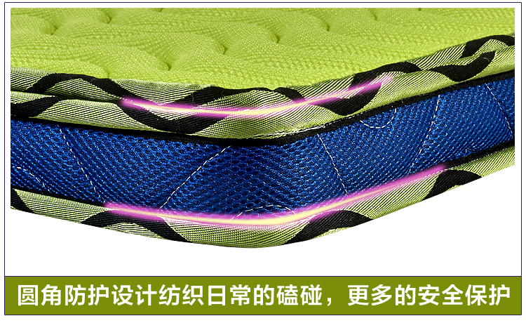 Nệm mat cọ cọ cọ cọ cứng cao su thiên nhiên nệm gấp kinh tế tùy chỉnh 1,8 m 1,5 m - Nệm đệm