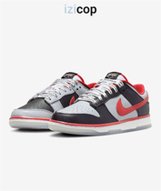 CAUx Nike Dunk Low Quot Athletics Quot Black Grey Red Tide Low Helper Shoes