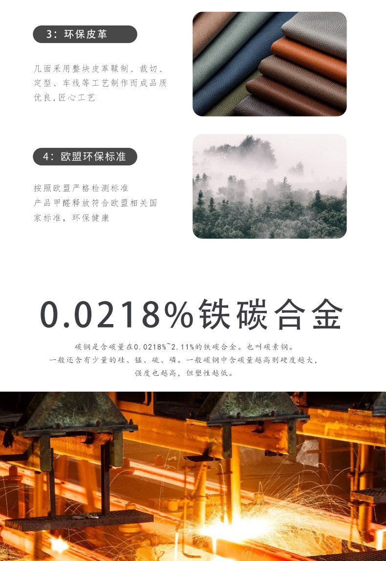 товар из китая 意式休闲沙发椅设计师款简约皮质客厅会客椅书房卧室躺椅脚踏椅子 OTHER