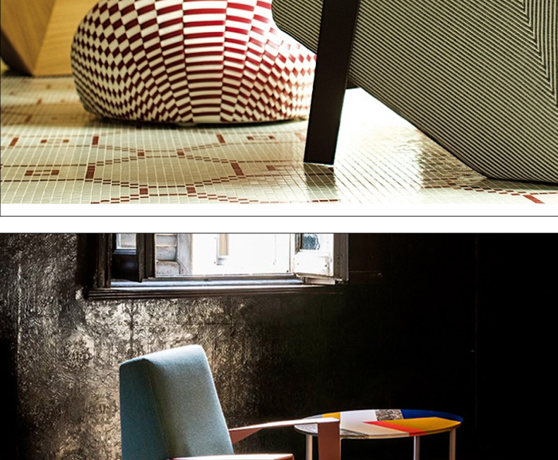 Стул 意式现代简约设计师silver lake家用客厅卧室实木几何单人扶手椅 OTHER