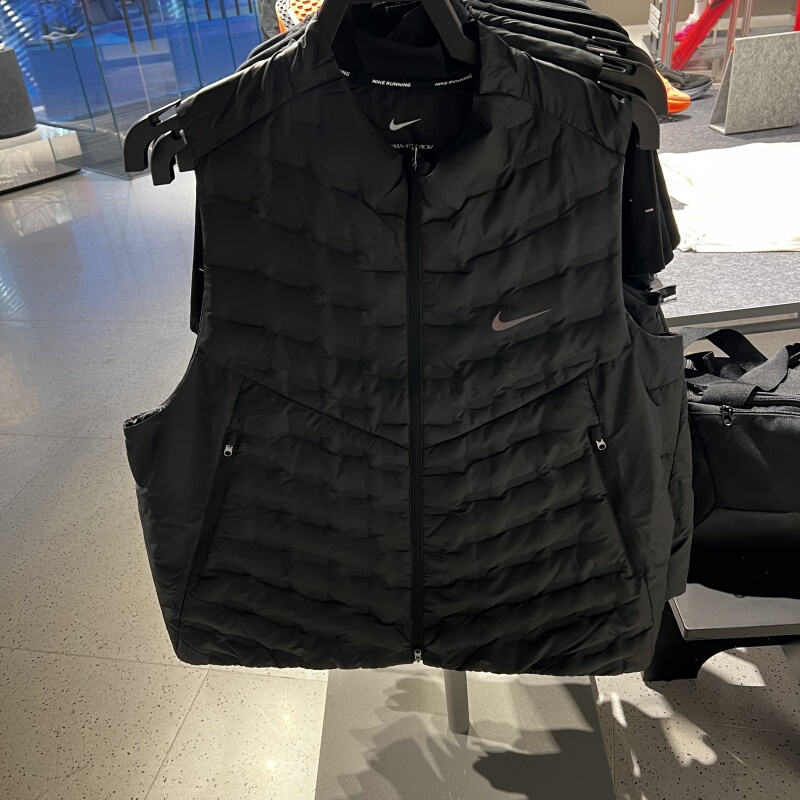 Nike Nike Autumn Men's Sports Casual Breathable Woven Stand Collar Vest Fb7543-010