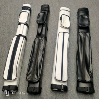 1/2四孔杆筒五孔杆桶九球杆大头美式5孔杆桶黑8杆包4孔高档PU皮革