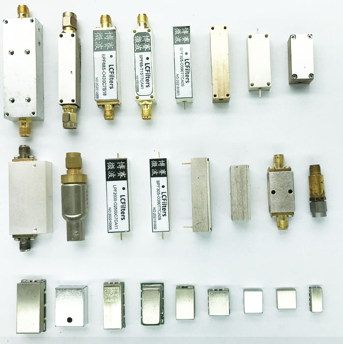 75MHz medium frequency filter LC with low pass high pass band resistance filter