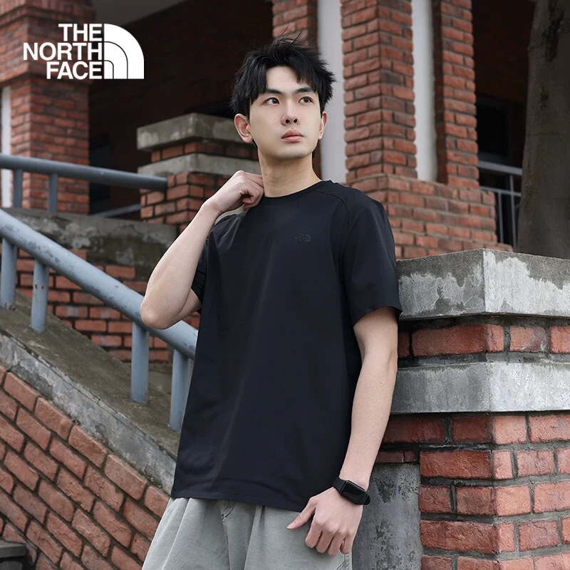 Thenorthface 26 Spring/Summer Outdoor Sports Quick-Drying Breathable Moisture-Absorbing Round Neck Short-Sleeved T-Shirt Men's 8G7E
