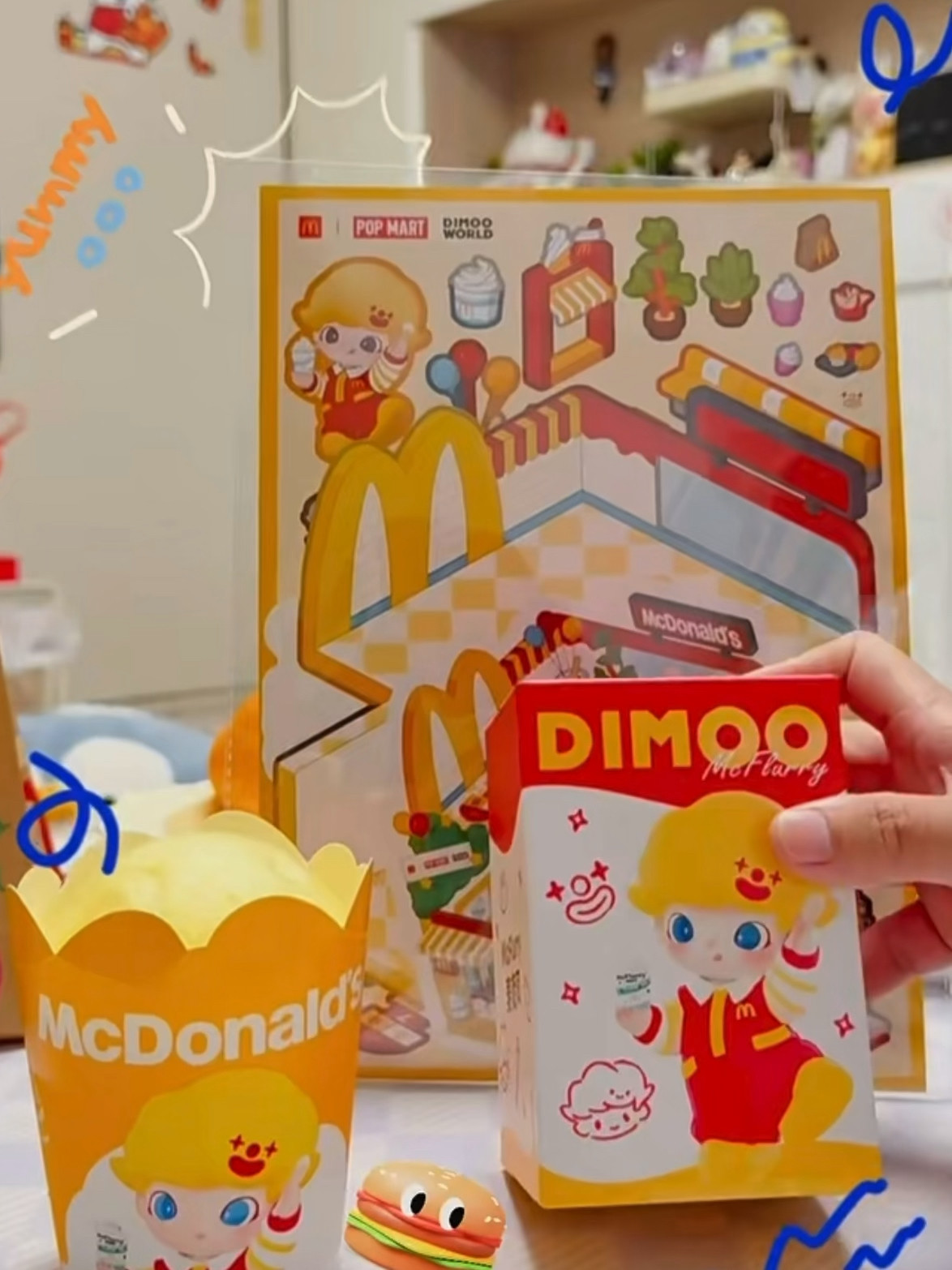 麦当劳联名泡泡玛特DIMOO麦咖啡麦旋风公仔玩具周边_潮玩盲盒_淘宝游戏网