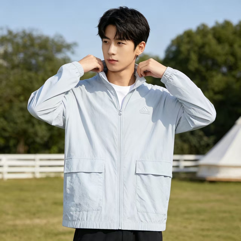 Authentic Adidas Stflmhwvjkt Spring and Summer Sun Protection Breathable Sports Jacket Skin Jacket It3956
