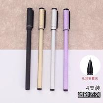 Hero metal gel pen Carbon 0 5mm office student signature pen needle tube 0 38mm exam pen