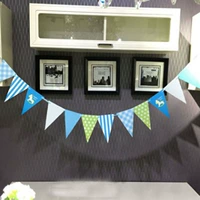 Синий троянский флаг (около 2 метров)