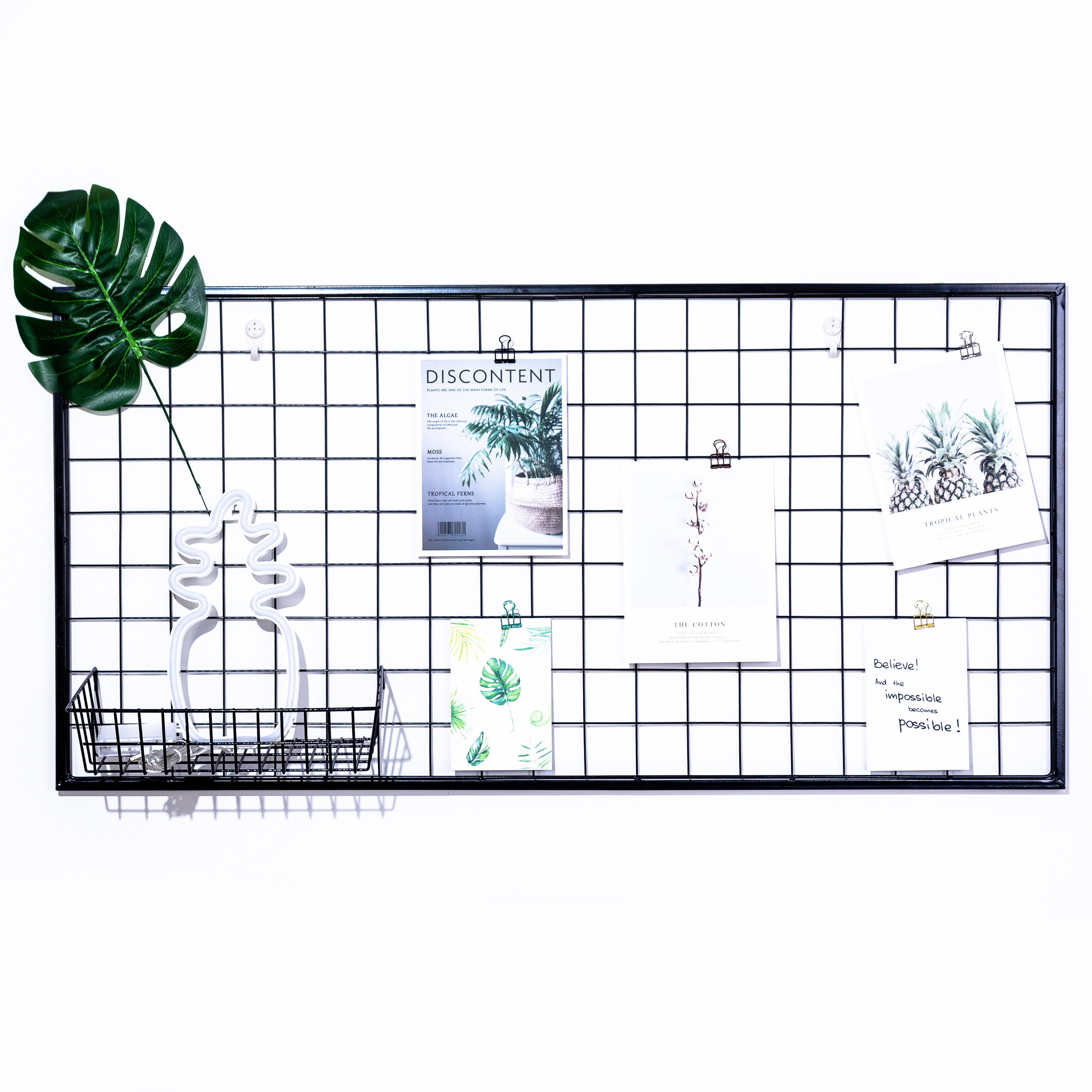 Belt Frame Iron Art Mesh Ins Nordic Wind Mesh Red Room Decoration Busts Diy Industrial Wind Iron Wire Photo Wall Net Rack