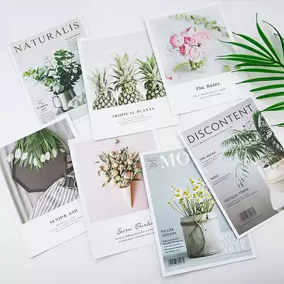 Nordic magazine card ins style decoration Photo props shooting background paper Photography ornaments Jewelry Photo jam
