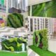 Store Wall Decoration Three-Dimensional Plant Wall Simulated Green Plant Wall Green Plant Screen Wall Hanging Indoor Lawn Wall
