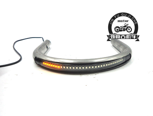 Mô hình xuất khẩu với đèn LED xe máy đuôi retro sửa đổi đuôi U-ống khuỷu đuôi GN250 CBGNGS khung bảo vệ xe lead 2020