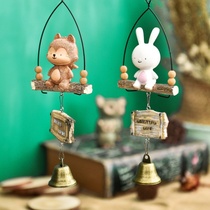 Japanese Style Wind Bell Living Room Entrance Door Decoration Sound Bites RED BEAT CARD STORE FRESH HANGING WALL GARDEN PENDANT BELL RINGS