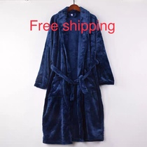 睡袍男冬 winter warm bath robe clothes home night grown