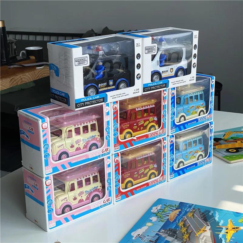Boys and girls love children dress up home wine alloy simulation car patrol car model toys