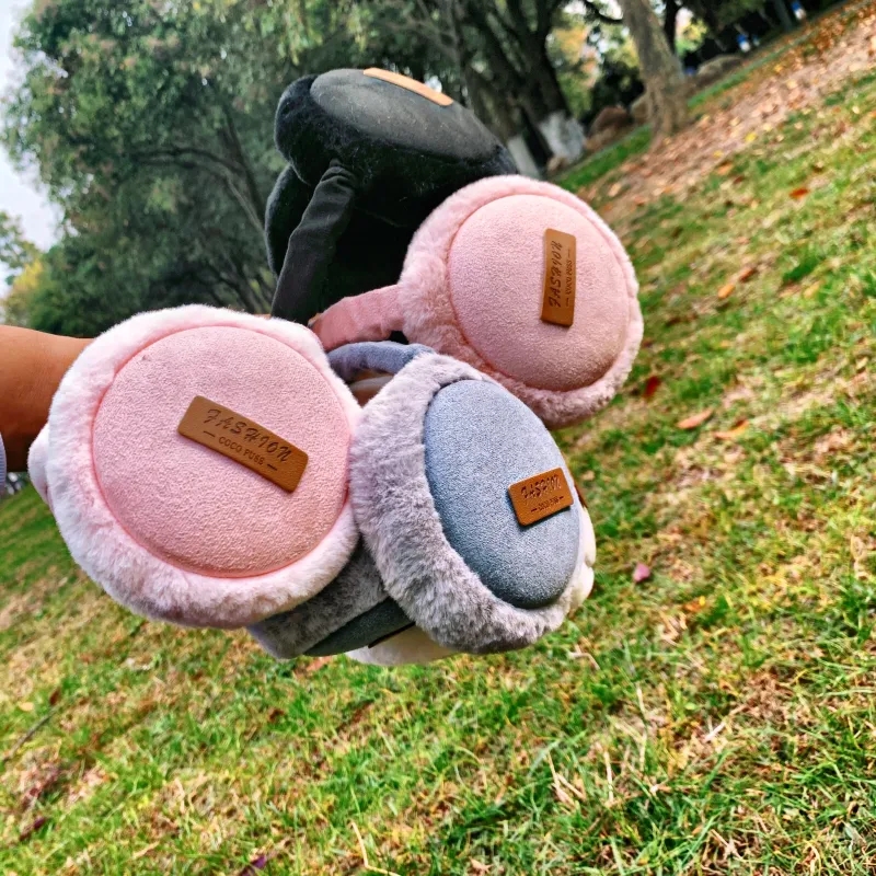 Safe haven of ears thickened with velvety swivel convenient to contain winter warm windproof burger ear cover 
