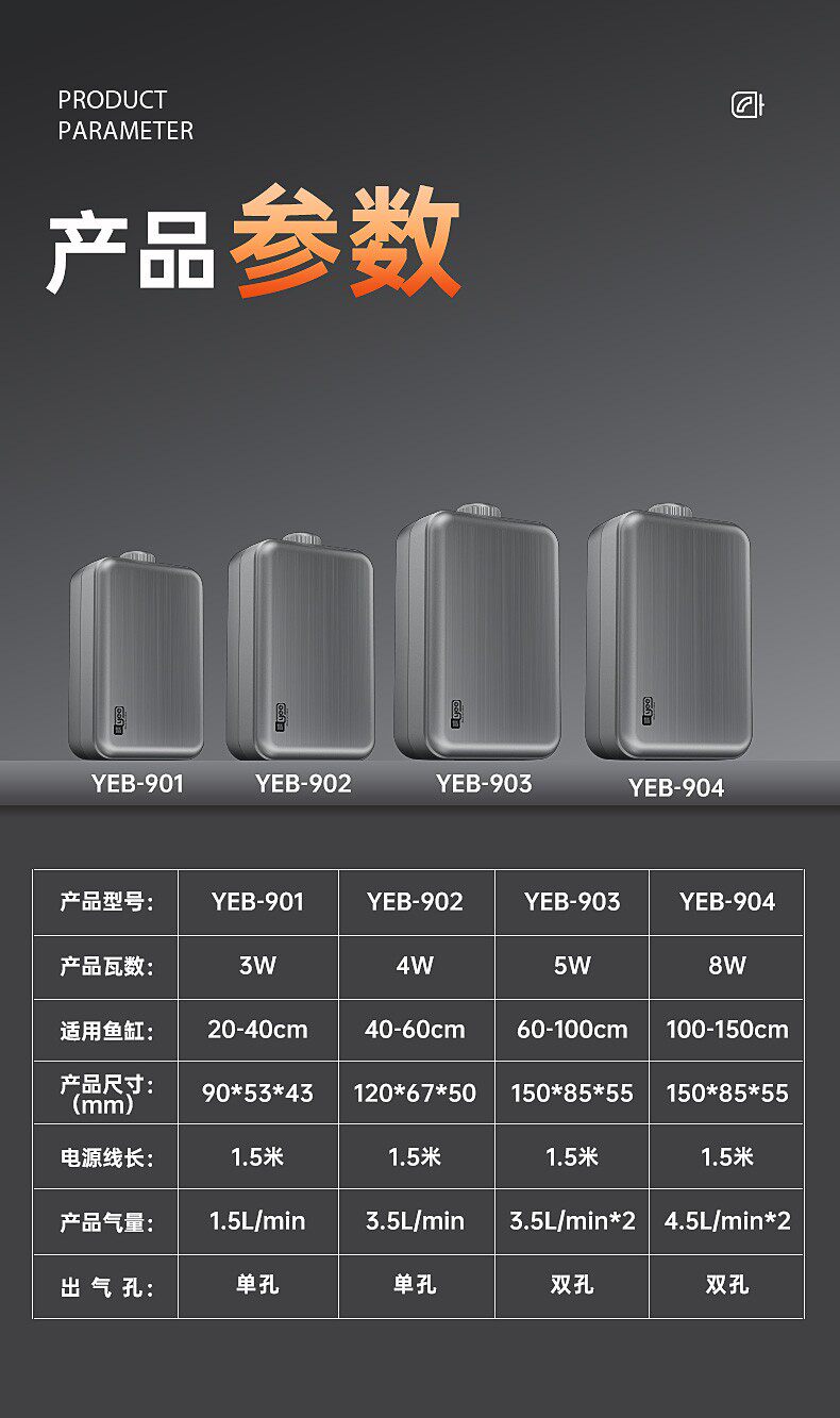 Насос для аквариума 氧气泵家用小型超静音水族箱打氧泵充氧泵鱼缸增氧气泵养鱼打氧机 Yee