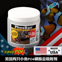 Two small fish in the United States smart phosphate adsorbent additive PO4 adsorbent seawater cylinder dealgae purification water