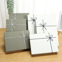 Rectangular birthday gift box Large Valentines Day packaging box Exquisite gift box Clothes shoes photo frame empty box customization