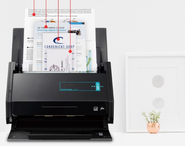 Fujitsu IX500 / ix1500 máy quét tốc độ cao hai mặt tự động nạp giấy màu tài liệu HD - Máy quét máy scan hp 2000s1